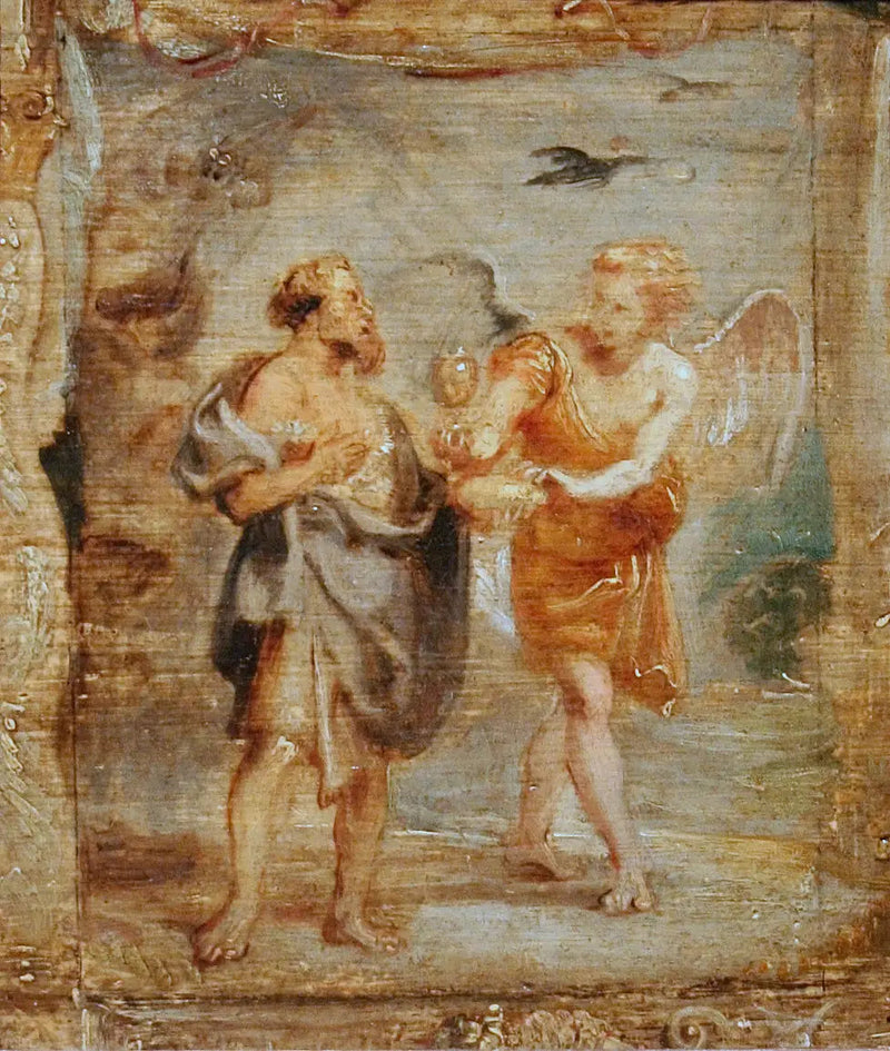Élie ve Melek - Peter Paul Rubens