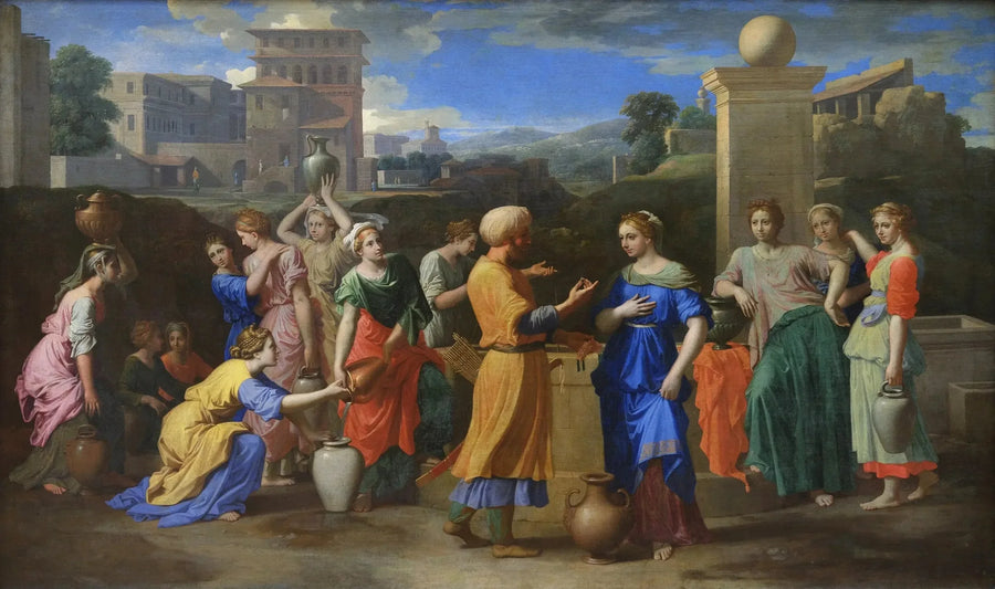 Éliézer ve Rebecca - Nicolas Poussin