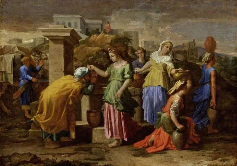 Éliézer ve Rebecca - Nicolas Poussin
