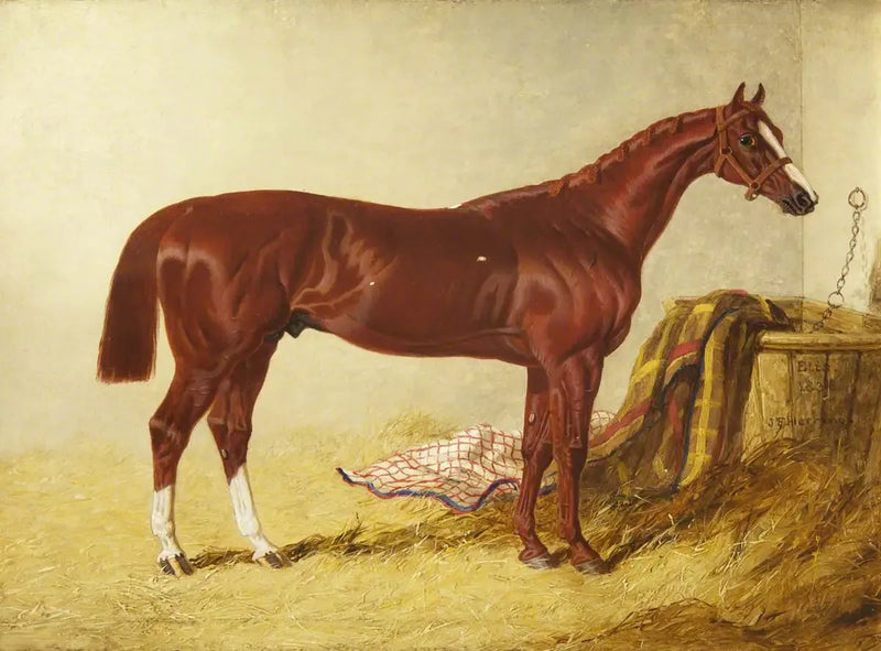 Elis, St Leger Stakes kazananı, 1836, ayrı bir ahırda - John Frederick Herring, Sr.