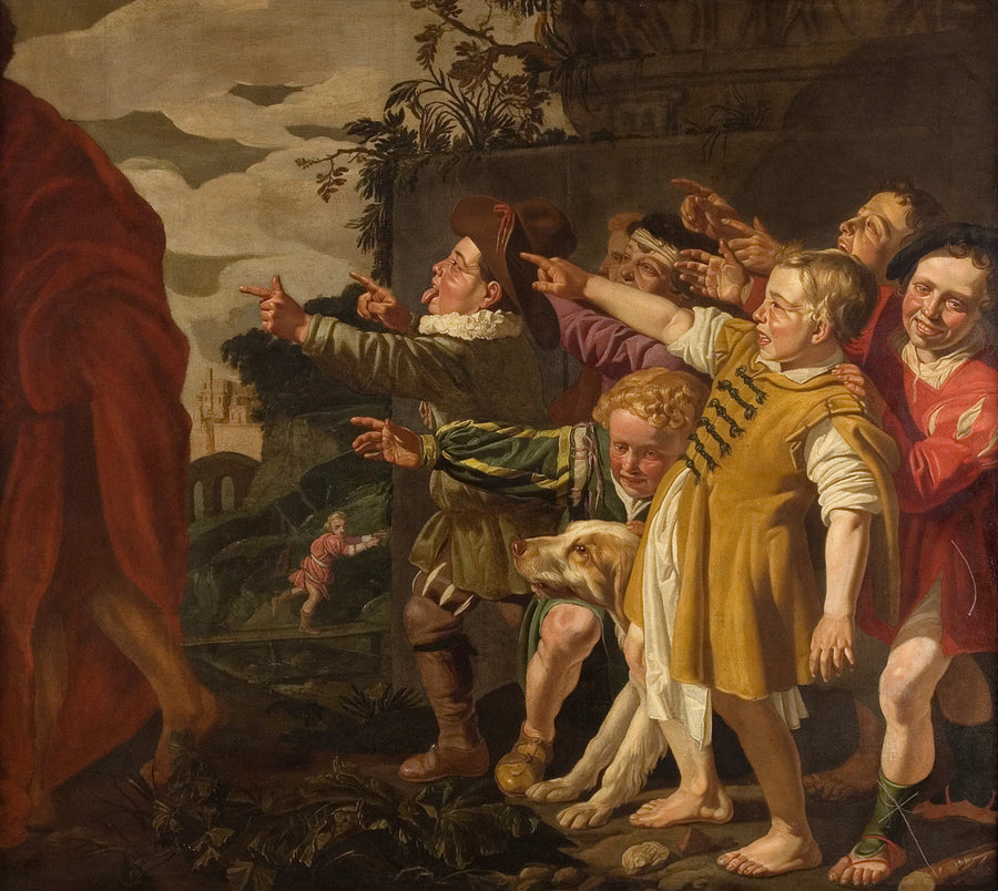 Elisa se moque des enfants - Roeloff van Zijl