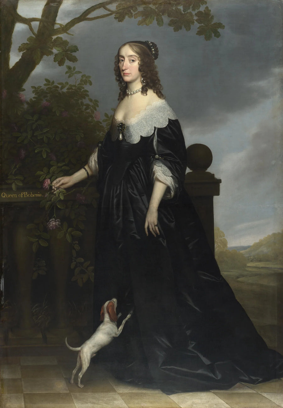 Élisabeth Stuart, Bohemya Kraliçesi - Gerrit van Honthorst