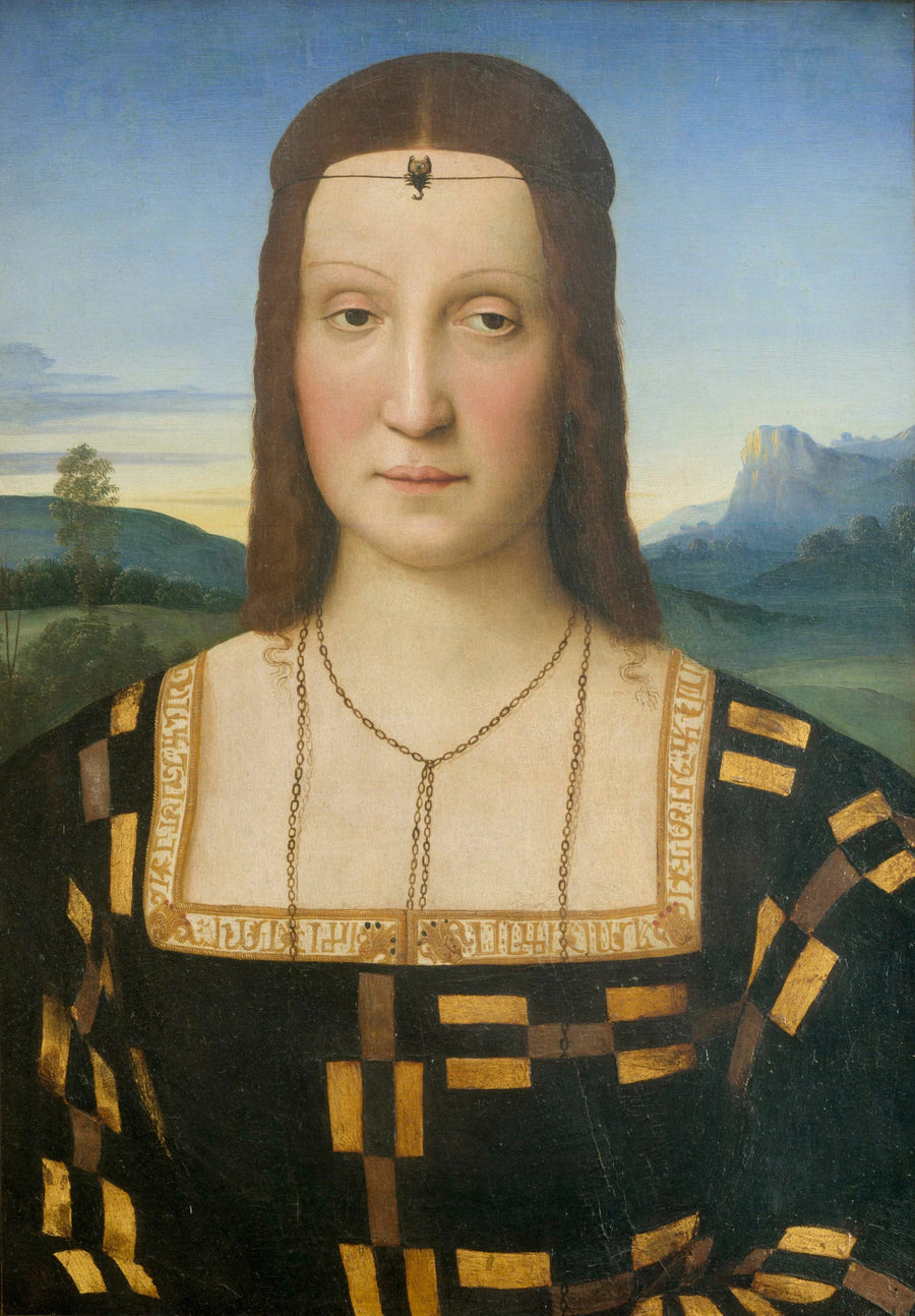 Portrait d’Elisabetta Gonzaga, vers 1502 – Raphaël
