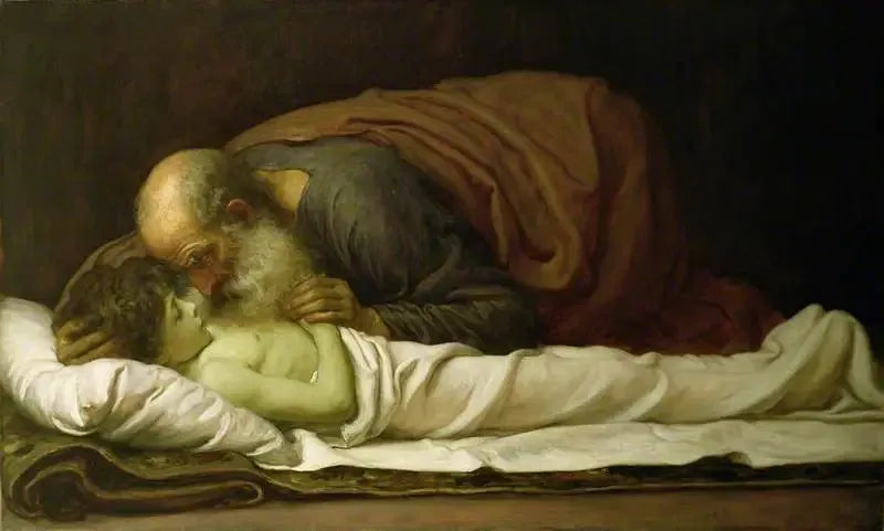 Élisée diriltir Sunamit'in oğlunu - Frederic Leighton