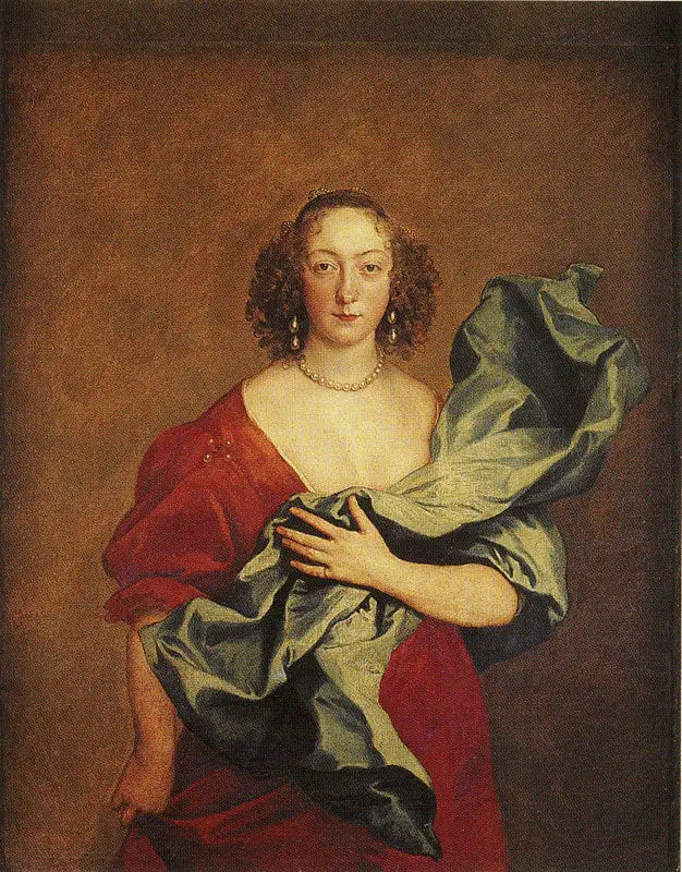 Elizabeth (née Brydges), Castlehaven Kontesi (1619-1678) - Antoine van Dyck