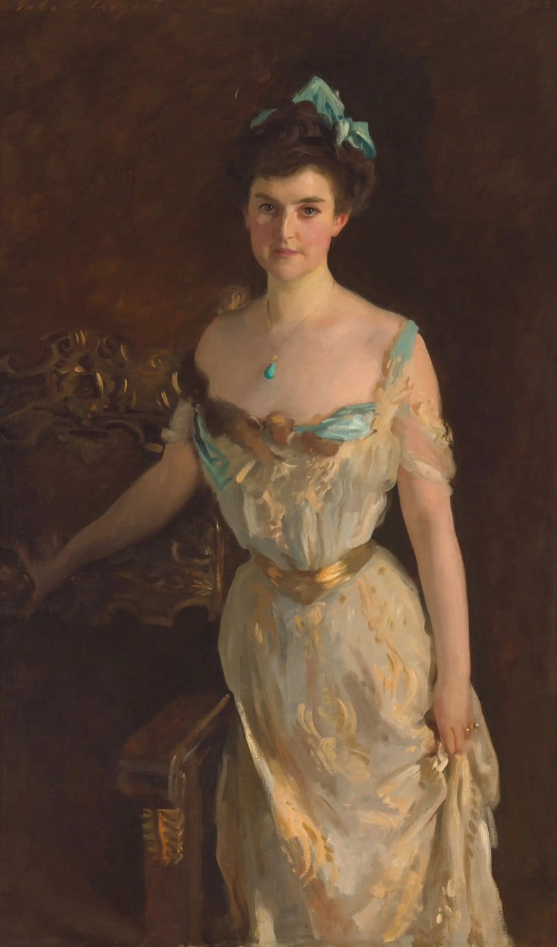 Ellen Sears Amory Anderson Curtis (1868-1952) (Charles Pelham Curtis'in eşi) - John Singer Sargent