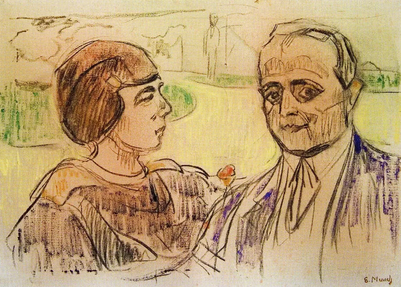 Elsa ve Curt Glaser - Edvard Munch