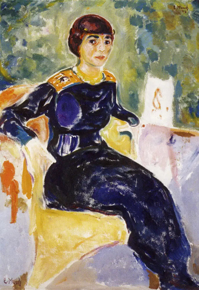 Reproduction du tableau « Elsa Glaser - Edvard Munch » par Alpha Reproduction en peinture à l’huile
