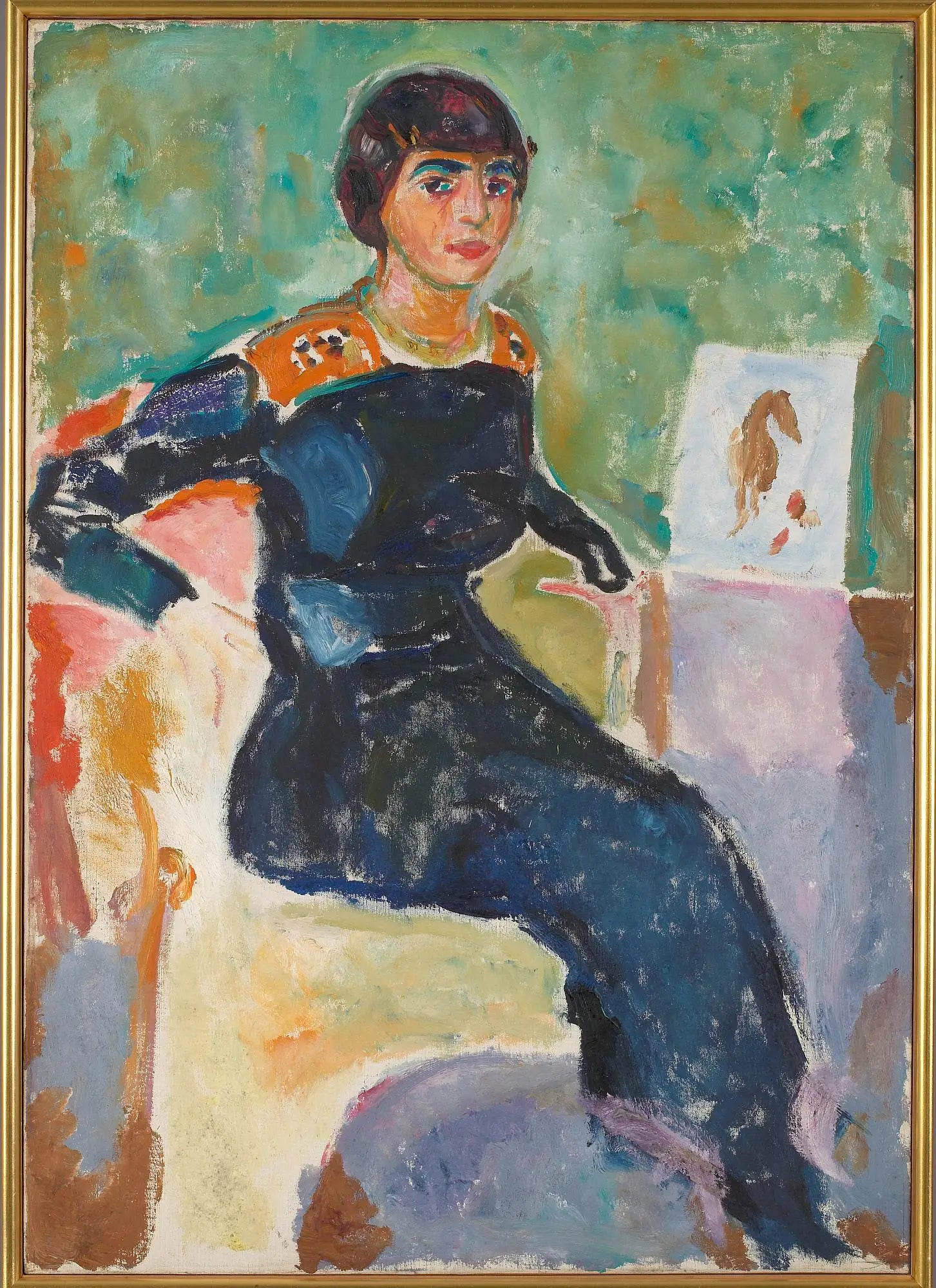 Reproduction du tableau « Elsa Glaser - Edvard Munch » par Alpha Reproduction en peinture à l’huile