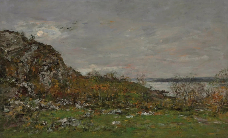Brest yakınlarındaki Elorn Ağzı - Eugène Boudin