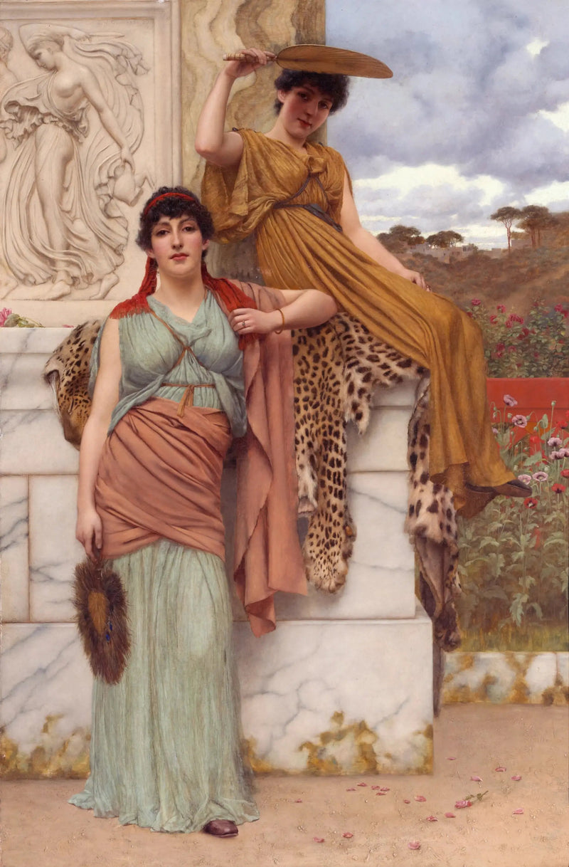 Bekleyişteki geçit töreni - John William Godward