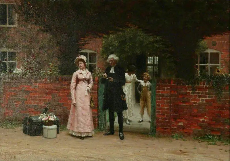 Beklerken koç - Edmund Blair Leighton