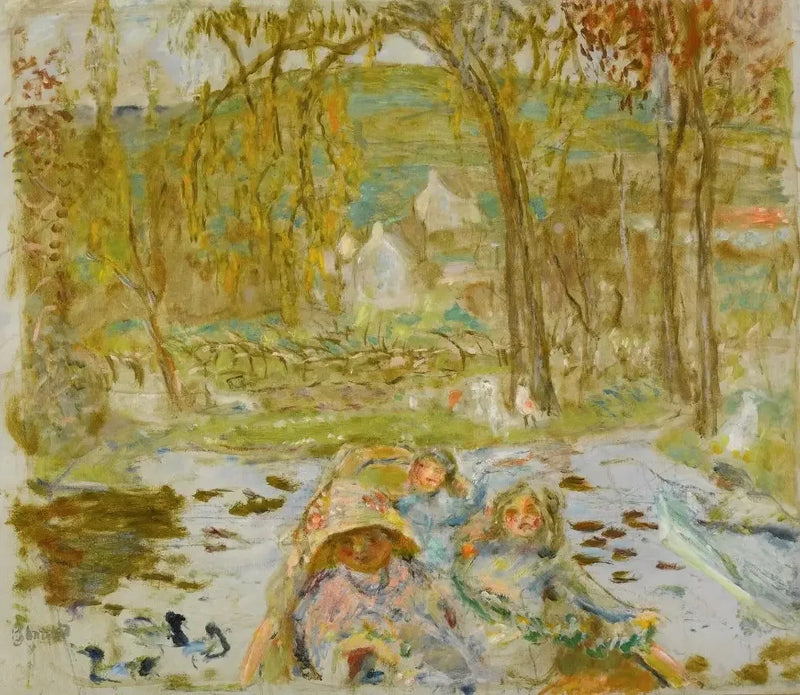 Kayıkta - Pierre Bonnard