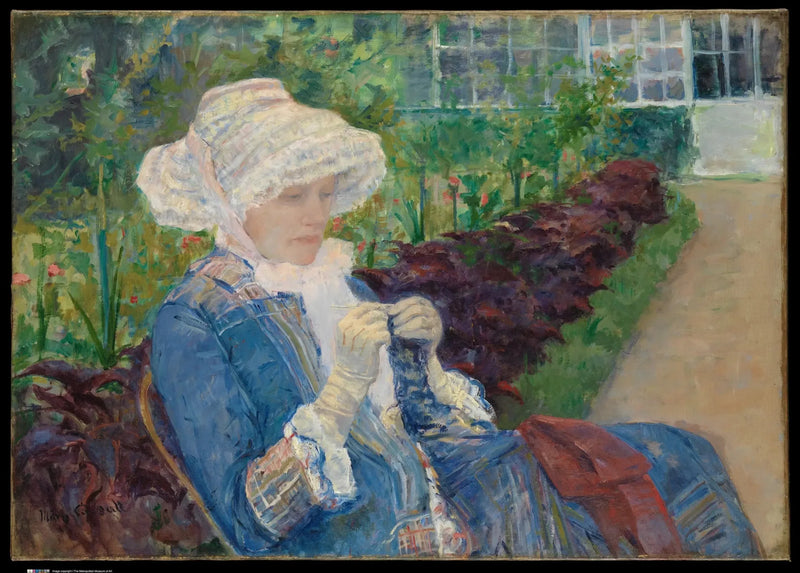Nakış Yaparken - Mary Cassatt
