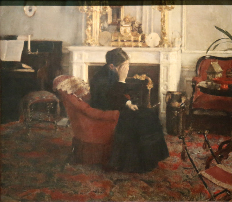 Schumann'ı dinlerken - Fernand Khnopff