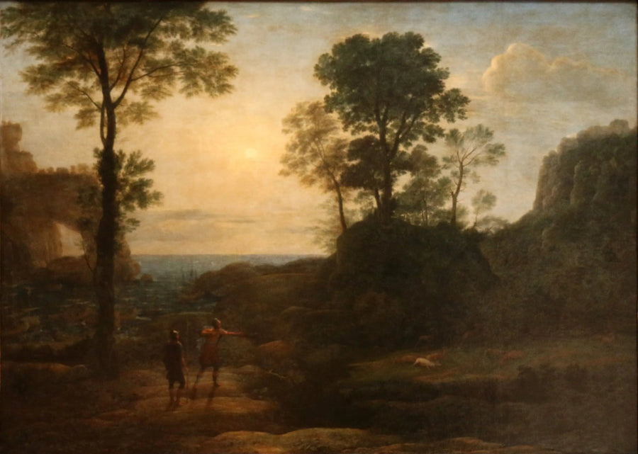 Enée Libya kıyısında geyik avında - Claude Lorrain