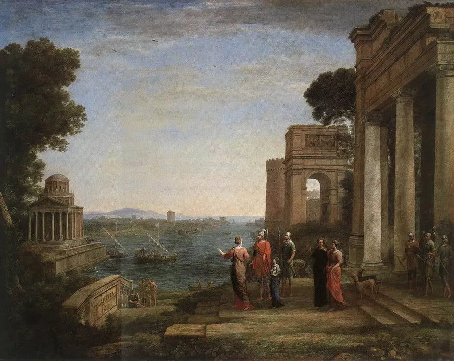 Enée Kartaca'dan Ayrılıyor - Claude Lorrain