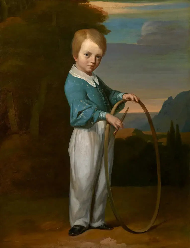 Çocuk halka ile (Jules Vallemont) - Jean-François Millet