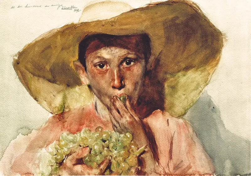 Üzüm yiyen çocuk - Joaquín Sorolla