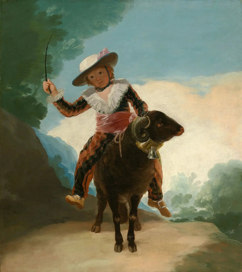 Koyun Sırtındaki Çocuk - Francisco de Goya