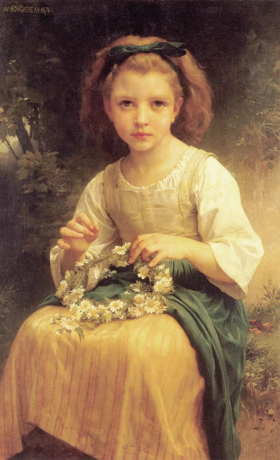 Taç Ören Çocuk - Bouguereau