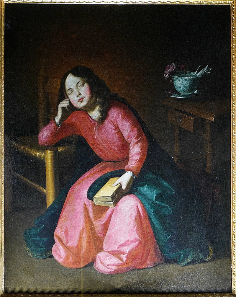 Uyuyan Bebek Meryem - Francisco de Zurbarán