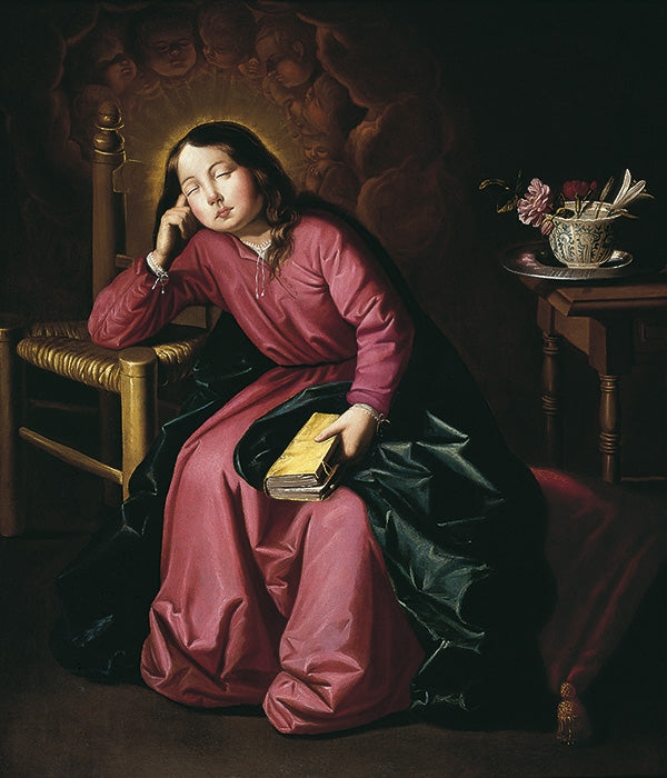 Uyuyan Çocuk Meryem - Francisco de Zurbarán