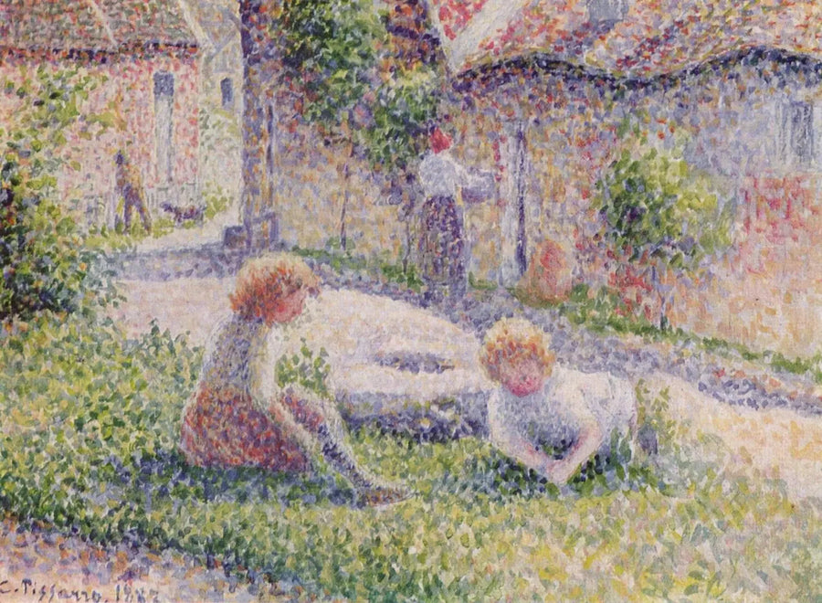Çiftlikteki Çocuklar - Camille Pissarro