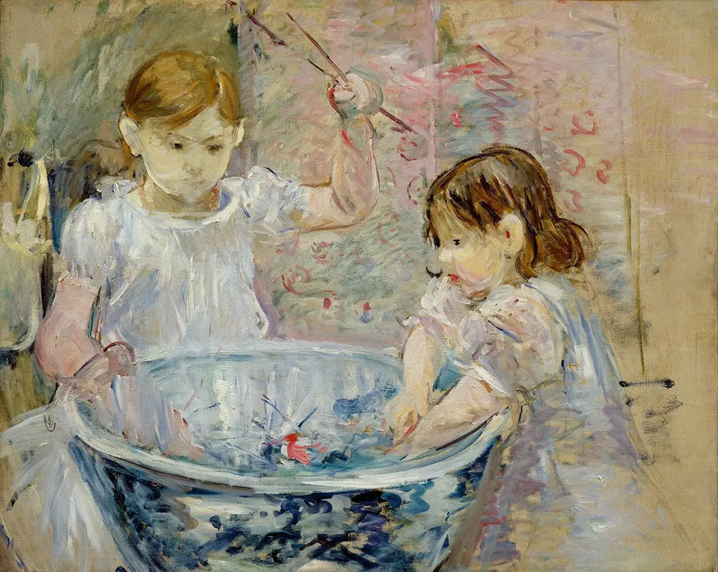 Havuzdaki Çocuklar - Berthe Morisot