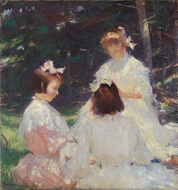 Enfants dans les bois - Frank Weston Benson