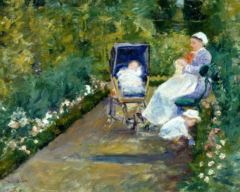 Bahçedeki Çocuklar (Hemşire) - Mary Cassatt