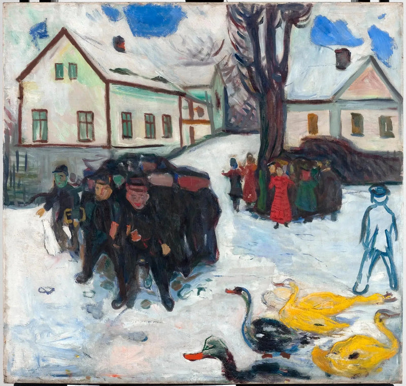 Çocuklar ve Ördekler - Edvard Munch