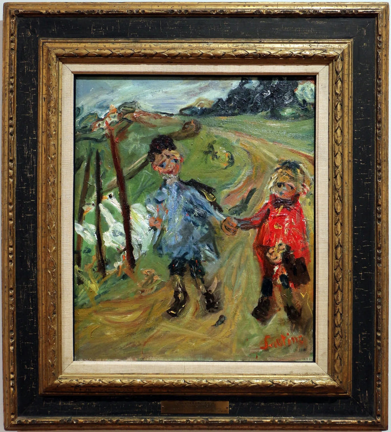 Çocuklar ve Kazlar - Chaim Soutine