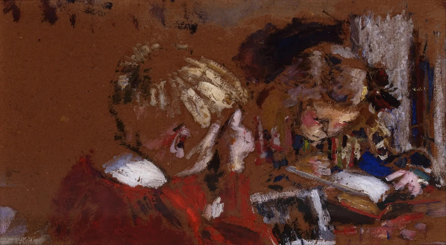 Çocuklar Okuyor, Jacques ve Annette Roussel - Édouard Vuillard