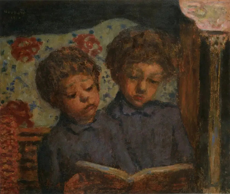Solfaj yapan çocuklar, Charles ve Jean Terrasse - Pierre Bonnard