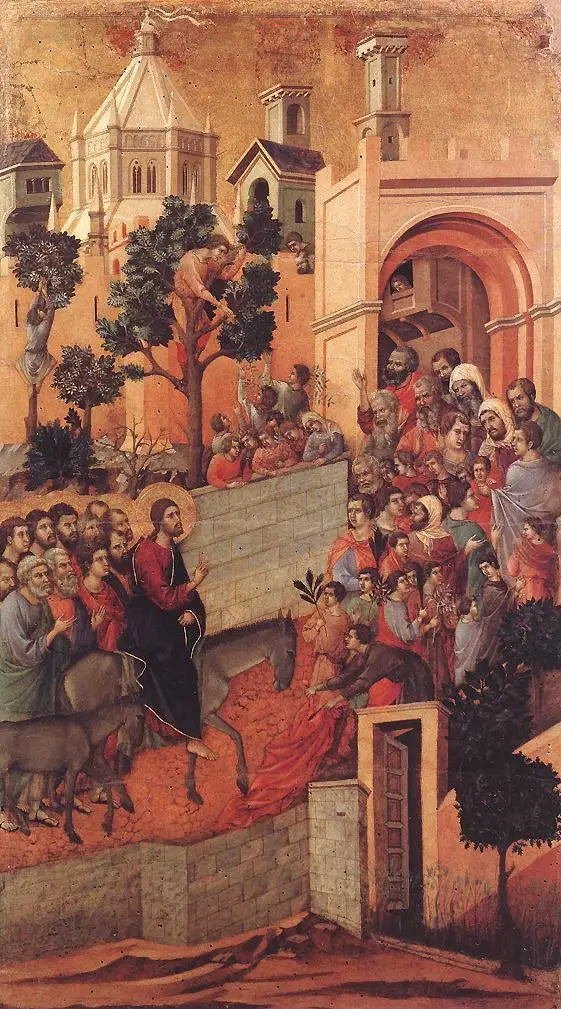 Kudüs'e Giriş - Duccio di Buoninsegna