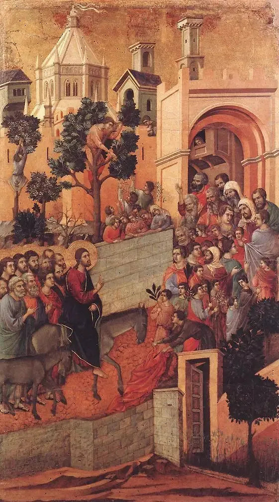Kudüs'e Giriş - Duccio di Buoninsegna