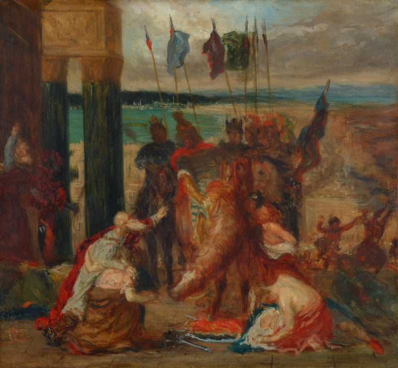 Haçlıların Konstantinopolis'e Girişi - Edgar Degas