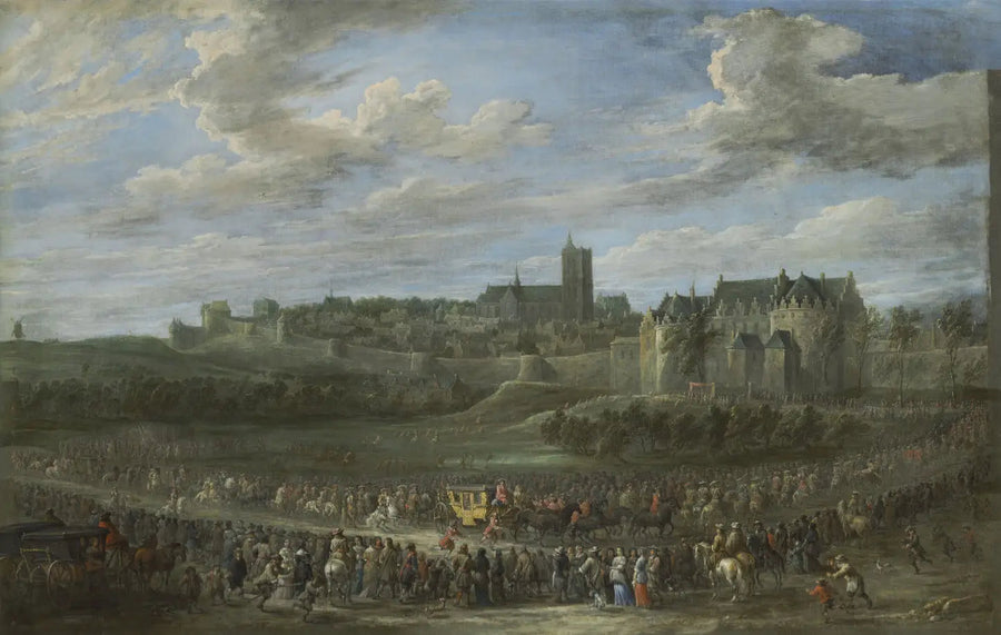 Brüksel'de Bir Prensesin Girişi - David Teniers le Jeune