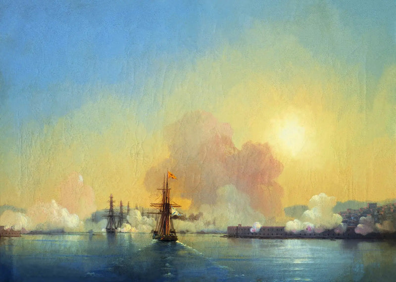 Sébastopol Körfezi Girişi - Ivan Aïvazovski
