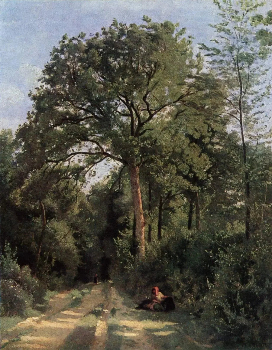 Ville d'Avray'da Odun Girişi - Jean-Baptiste Camille Corot