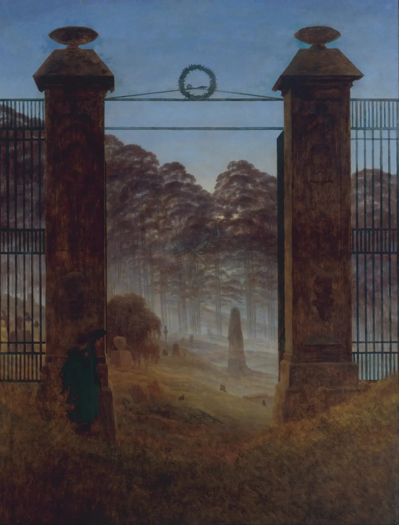 Mezarlık Girişi - Caspar David Friedrich