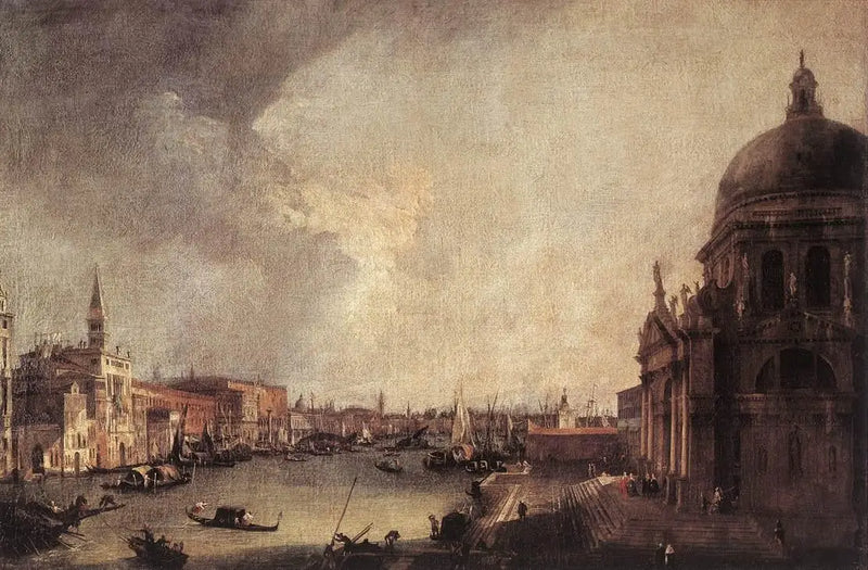 Grand Kanal Girişi, Doğu'ya Doğru - Canaletto