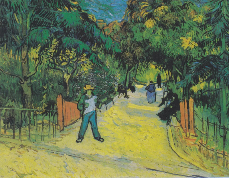 Arles'deki Kamu Parkı Girişi - Vincent van Gogh