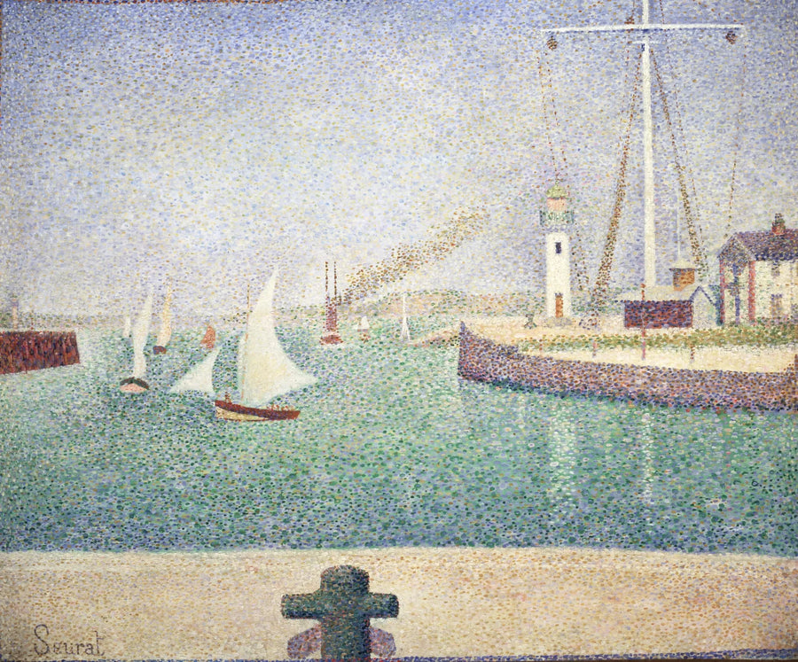 Honfleur Limanı Girişi - Georges Seurat
