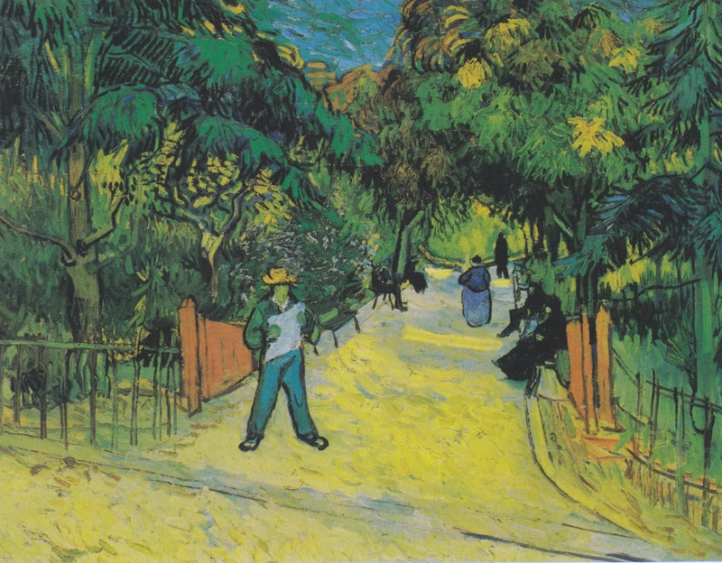 Arles'deki Kamu Parkı Girişi - Vincent van Gogh