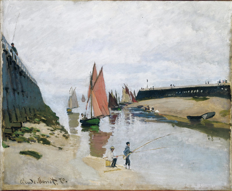 Trouville W154 - Claude Monet limanına giriş