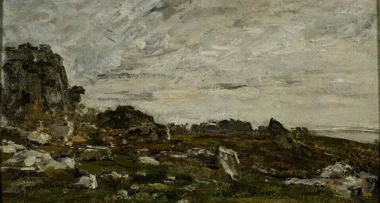 Plougastel Çevresi - Eugène Boudin