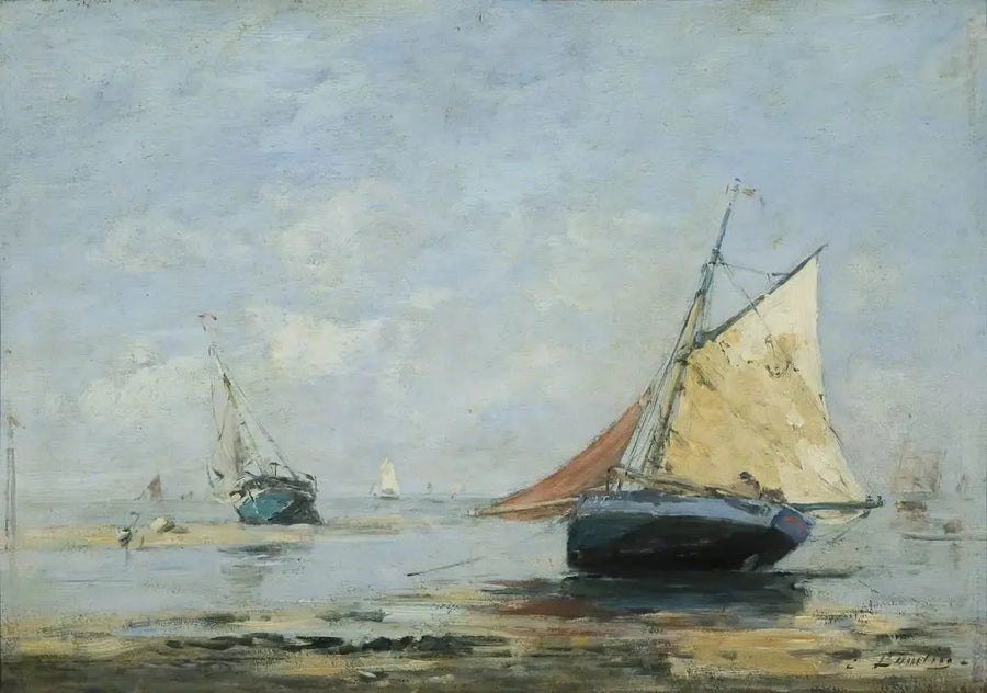 Trouville Çevresi - Eugène Boudin