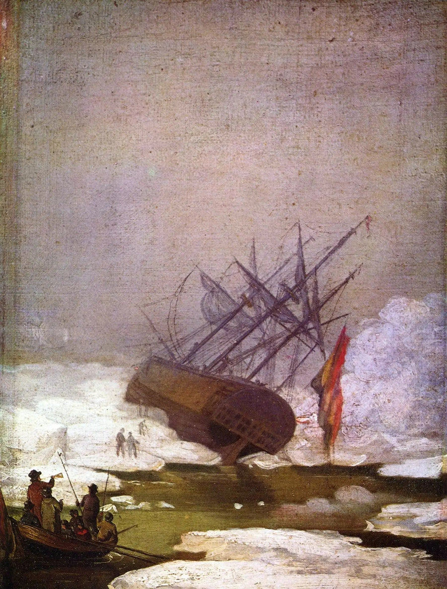 Buz Denizi'nde Kayıp - Caspar David Friedrich